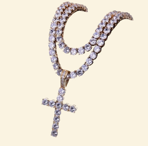 EMPEROR 3MM Tennis CZ Cross | 912721