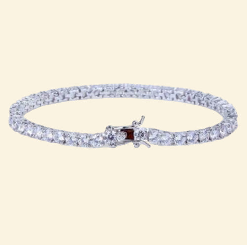 ROCK 4MM One Row Tennis Bracelet