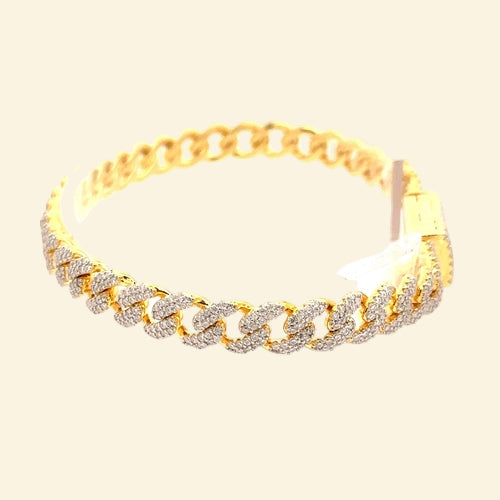 ZANO 6MM CZ Brass Iced Out Bracelet