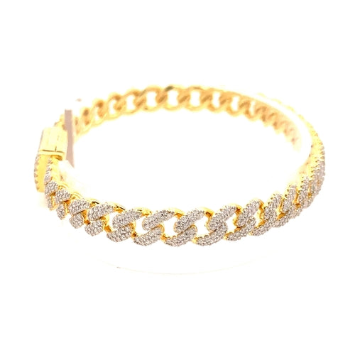 ZANO 6MM CZ Brass Iced Out Bracelet