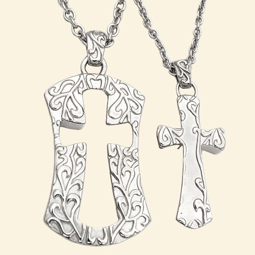 Couple Cross Necklaces