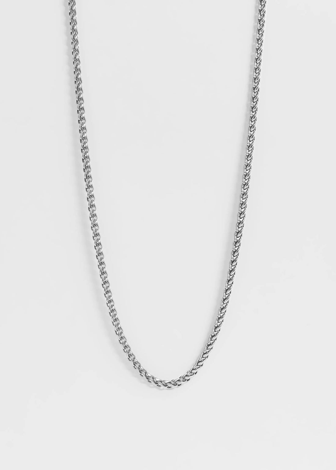 Stainless Steel Gold Wheat Chain Necklace